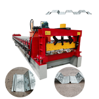 Machine de profilage de tôles pour revêtements de sol, directe usine, PLC automatique, 0,8-1,5 mm, CE, logo personnalisé pour bâtiments en acier