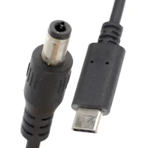 Câble USB 3.1 mâle vers Jack 5.5x2.5mm, 10 pièces 20CM, cordon de chargeur d'alimentation pour ordinateur portable