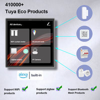 Panneau de commande intelligent Tuya pour la maison, écran tactile de 4 pouces avec Alexa Voice, passerelle WiFi ZigBee SigMesh pour la maison et l'hôtel