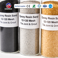 Sable coloré époxy 30-40 mesh, sable antidérapant pour joints de sol pour centre commercial, hôpital, bureau, école, certifié écologique, livraison rapide