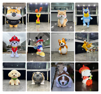 Mascotte gonflable géante en peluche pour événements sur le thème des chiens, mascotte gonflable personnalisée pour animaux de compagnie, décoration gonflable publicitaire imperméable