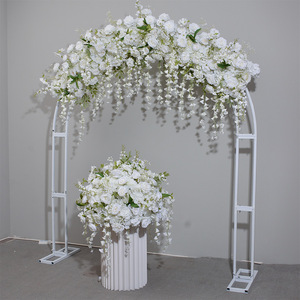 Arreglo Floral Romántico <span class=keywords><strong>de</strong></span> Lirios del <span class=keywords><strong>Valle</strong></span> Artificiales en Forma <span class=keywords><strong>de</strong></span> Bola para Arco <span class=keywords><strong>de</strong></span> Boda, Decoración Colgante para Fondo - Product Image 4