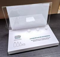 Présentoir en acrylique personnalisé à 2022 niveaux, pour cosmétiques, maquillage