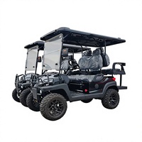 Voiture de golf électrique Tarion Factory Direct 4 places avec batterie lithium 60V, sièges rabattables 2+2, autonomie 90 km, vitesse 35 km/h