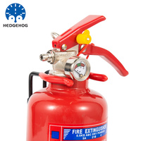 Extincteur à poudre sèche ABC de haute qualité, en acier au carbone, avec capuchon rouge, équipement anti-incendie