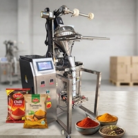 Machine d'emballage automatique verticale pour sachets de poudre d'assaisonnement, piment rouge, granulés de curcuma, cumin et autres épices