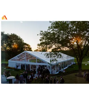 Aluminium-Zelt für Veranstaltungen 20 × 30 15 × 30 20 × 40 Großhandel Vordach Außenbereich Empfang Kirche Zelt Hochzeit Party Festzelt