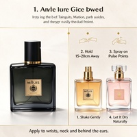 MRUIS 50ml Parfum en spray de luxe de haute qualité, senteur boisée longue durée, style naturel, pour hommes et femmes, OEM/ODM, parfum personnalisé
