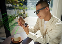 Lunettes de traduction intelligentes IA/RA pour Noël : Affichage de traduction en temps réel avec assistant IA ChatGPT et caméra de navigation 12MP