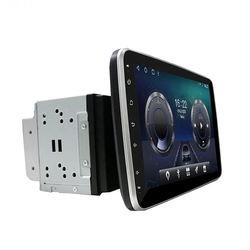 Autoradio multimédia Android 9/10 pouces 1 DIN simple, avec GPS et écran tactile rotatif à 360 degrés, lecteur stéréo 2 DIN double - Product Image 2