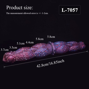LUUK Customization Monster <b>Dildo</b> Liquid Silicone Double Penetration Sex Toy Lesbian Toy Kinky Support Color Design for LGBTQ - Product Image 2