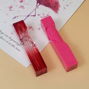 Custom Printed Lip Gloss <b>Tubes</b> ABS <b>Plastic</b> with Stopper Empty Cosmetic Container Personalized Wand Lip Gloss Packaging OEM ODM - Product Image 5