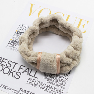 San hô sang trọng đàn hồi hairband cho cô Gái Thanh Lịch chống trượt tóc phụ kiện cho mùa thu mùa đông cho mặt nạ và chải chuốt - Product Image 4