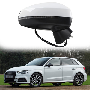 Remplacement de rétroviseur latéral compatible avec <span class=keywords><strong>Audi</strong></span> <span class=keywords><strong>A3</strong></span> Hatchback 2014-2018, accessoires de rétroviseurs de voiture, rétroviseur arrière, pliable, 6/8 fils, prix bas - Product Image 1