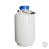 Conteneur sous pression pour azote liquide blanc 3,1 L en alliage d'aluminium pour le stockage du sperme, thermos pour l'insémination, facile à utiliser