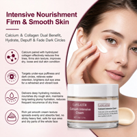 Crème Visage Blanchissante Bio au Collagène Hydrolysé et au Calcium, Atténue les Cernes, Marque Privée