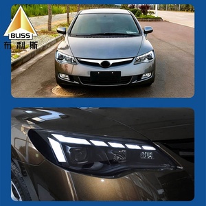 Kit di Retrofit Fari <span class=keywords><strong>Auto</strong></span> TQD10 con Luci Diurne e Effetto Occhio Arrabbiato per Honda Ciimo Civic FD2 2012-2015 - Product Image 4