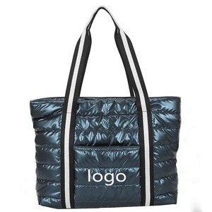 Bolso de mano de gran capacidad a la moda, bolso de mano acolchado, bolsas de fin de semana hinchadas - Product Image 1