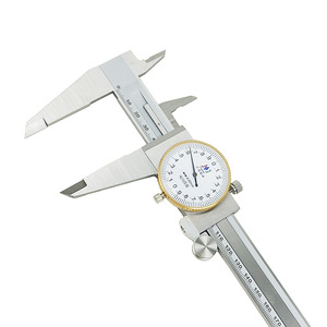 Calibre à cadran Guilin 0-150-200-300 mm, résolution 0,02 mm, bidirectionnel, antichoc, en acier inoxydable, outil de mesure de précision - Product Image 2