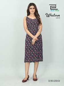 Low Price Export Quality New Design <b>Women</b> Printed Western <b>Kurti</b> in Rayon <b>for</b> Export From Indian Manufacturer - Product Image 4