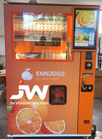 Aangepaste Commerciële Verse Sap Slimme Automaat Met 22-Inch Smart Touchscreen Voor Sinaasappeldranken