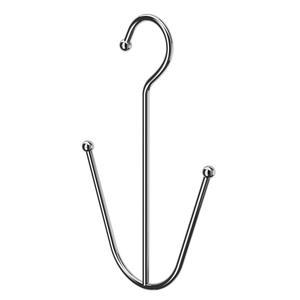 Séchoir à chaussures en acier inoxydable en forme d'aile de mouette, résistant à la rouille, type crochet, pour rangement extérieur sur balcon - Product Image 2