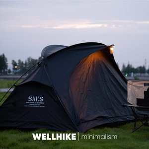 SWS Outdoor Tent 230x140x120cm Single Layer 1-2 Person Waterproof <b>Camping</b> Equipment - Product Image 3