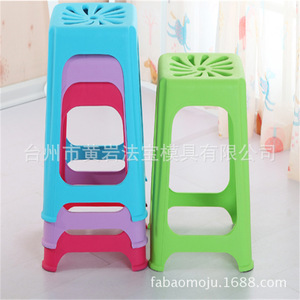 Plastic <b>Stools</b> Thickened Square Non Slip Home Use <b>Stool</b> For Indoor <b>Outdoor</b> Sitting - Product Image 3