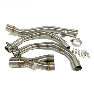 Slip on for <strong>Honda</strong> CBR500 <strong>CB500X</strong> CB500F CBR500R CBR 500 2013-2023 Motorcycle <strong>Exhaust</strong> Escape Modified Front Middle Tube Link Pipe