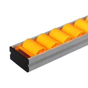 Skate rail wielbaan transportband voor Lean Pipe systeem fabriekstoevoer kunststof wielen rolbaan voor assemblagelijn - Product Image 5