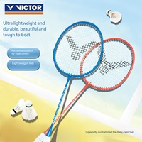 Raquette de badminton Victor pour débutants, légère, en aluminium, rigide, excellent rapport qualité-prix