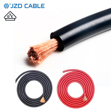 JZD Pure Copper Wire Stranded 25mm2 35mm2 50mm2 70mm2 95mm2 Electrical Cable Super Flex Welding Cable 2/0 1/0 Ofc Power Wire