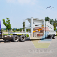 Centrale mobile d'asphaltpolymérisation intermittente 100 TPH – Machine à asphalte, Centrale d'asphaltpolymérisation, Station de mélange d'asphalte