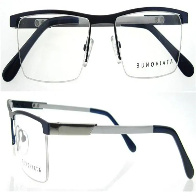تصميم المهنية التيتانيوم نصف نظارات إطار بصري