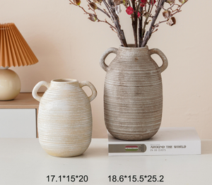Jarrones de Cerámica con Flores Antiguas de Estilo Vintage, Jarrones de Porcelana para Arreglos Florales, Decoración del Hogar - Product Image 3