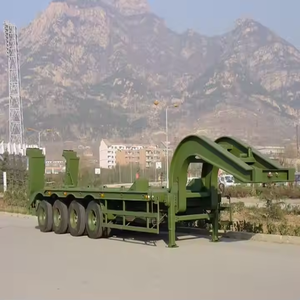 Remolque volquete plano de segunda mano más vendido Diseño de tres ejes para carga eficiente y uso de servicios públicos - Product Image 3