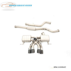 Oversea Partners Wanted Specialized Only BMW Système d'échappement pour BMW 430i G26 Gold fournisseur Catback <span class=keywords><strong>quad</strong></span> pot d'échappement - Product Image 3