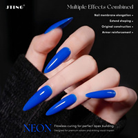 JTING 2026 Nouveaux 22 couleurs de gel néon pour extension et sculpture, fournitures pour ongles personnalisées OEM, gel UV dur, vernis à ongles