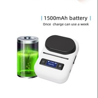 Impresora Térmica Portátil de 58 mm para Etiquetas de Envío, Impresora Térmica Adhesiva para Guías de Envío Electrónicas