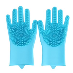Gants de lavage de vaisselle en caoutchouc de <span class=keywords><strong>silicone</strong></span> et gants en <span class=keywords><strong>silicone</strong></span> pour le lavage de la vaisselle - Product Image 1