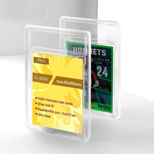 Hộp bảo vệ thẻ nhựa cao cấp, bảo vệ toàn diện, <span class=keywords><strong>d</strong></span>ùng để xếp hạng thẻ thể thao, bộ xếp hạng thẻ giao <span class=keywords><strong>d</strong></span>ịch, xếp hạng thẻ bóng chày. - Product Image 1