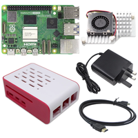 Kit d'apprentissage Raspberry Pi 5 avec processeur BCM2712 Quad-core 2,4 GHz 64 bits Arm Cortex-A76