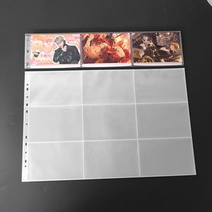 <span class=keywords><strong>9</strong></span> pochettes 6 pouces pour cartes postales Pochettes pour cartes à collectionner 3 anneaux <span class=keywords><strong>9</strong></span> pages de poche pour cartes postales de sport - Product Image 4