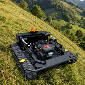 LONCIN 608cc Cortacésped <span class=keywords><strong>de</strong></span> pendiente con orugas y control remoto, motor <span class=keywords><strong>de</strong></span> gasolina, desbrozadora, equipo pesado agrícola, venta al por mayor - Product Image 1