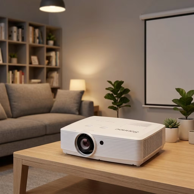SNP-AC55LU Mini HD Projector with 3D Built-In Auto Focus 5500 Lumens Business & Education Use CRT Style 1-Year Warranty