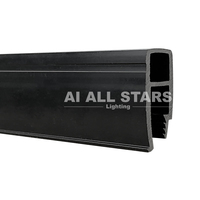 Plafond tendu Profilé en PVC Prix compétitif Profilé de rail mural Upvc extrudé en plastique pour plafond Profilé de plafond tendu avec cadre en H