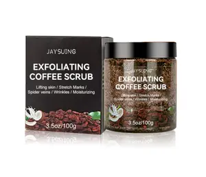 Coffee Body Scrub Factory Wholesale Sea Salt Massage Tender Skin Cleaning Care