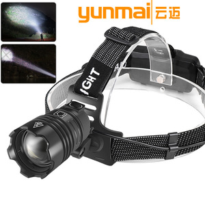 Linterna Frontal LED XHP70 Recargable con Zoom, Luz de Pesca para Exteriores, Tipo C USB, Aleación de Aluminio - Product Image 2