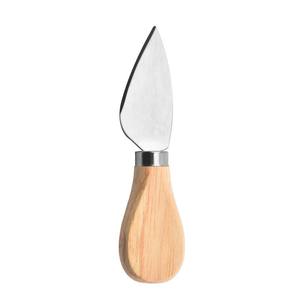 4 pièces Unique couteau à fromage ensemble d'outils manche en bois de bambou ensemble de couteaux à fromage en acier inoxydable pour fromage <span class=keywords><strong>Pizza</strong></span> - Product Image 6