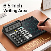 Calculatrice scientifique à double écran, alimentée par énergie solaire, avec fonction vocale, personnalisable, en ABS, pour le bureau – Vente directe usine